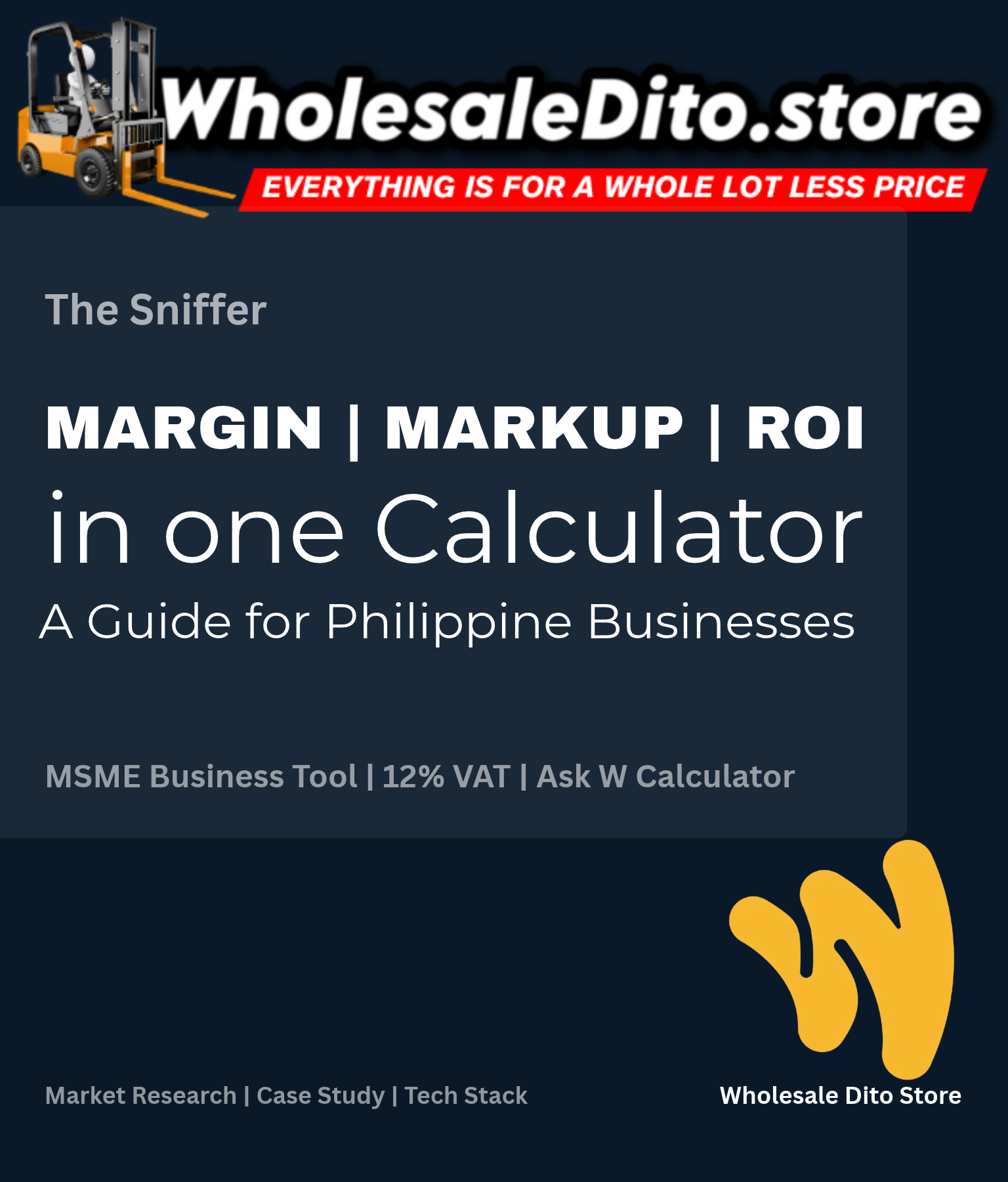 The Sniffer guide: Margin, Markup, and ROI in One Calculator - A Guide for Philippine Businesses