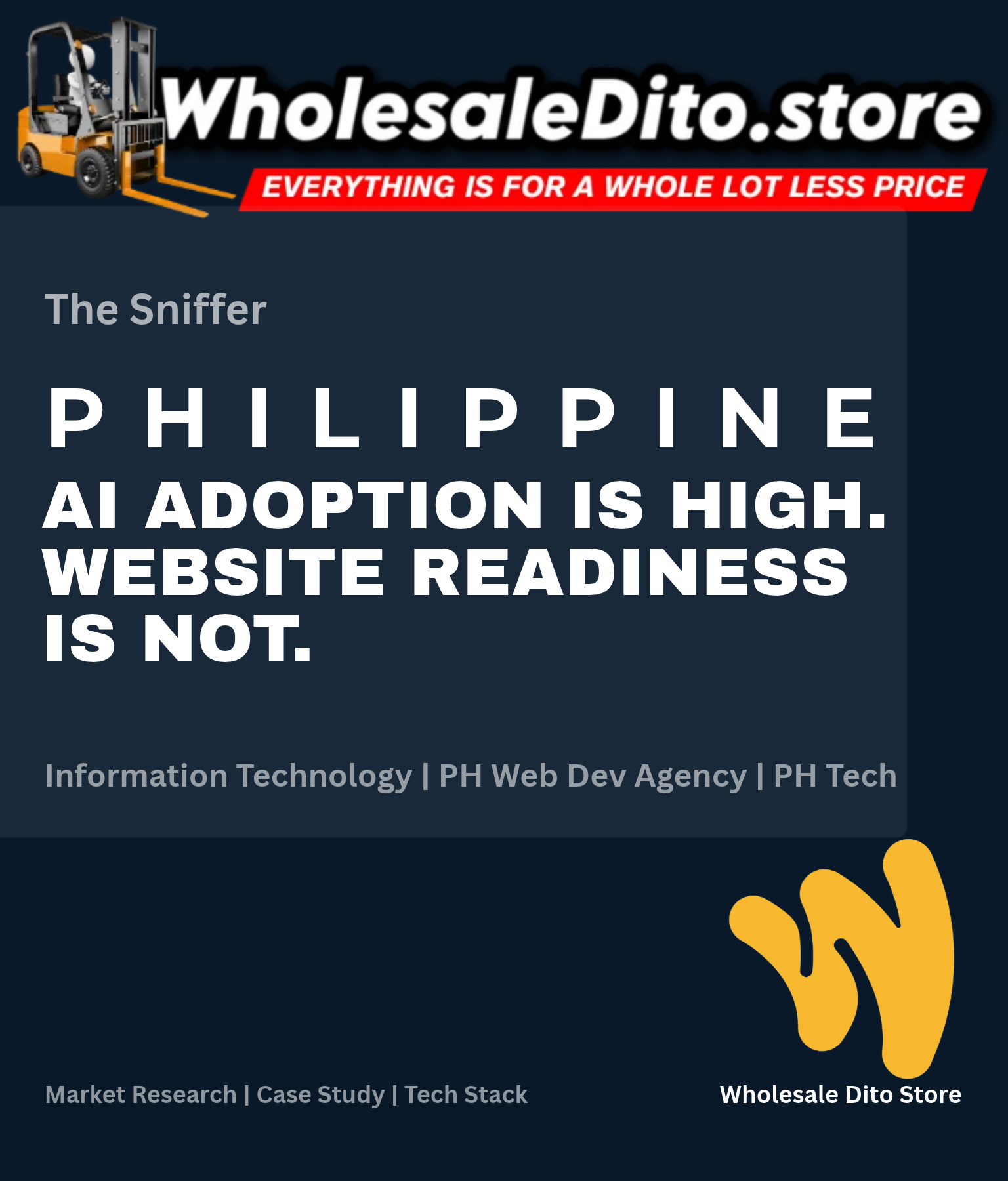 The Sniffer: PH AI Adoption is High. Website Readiness is Not.