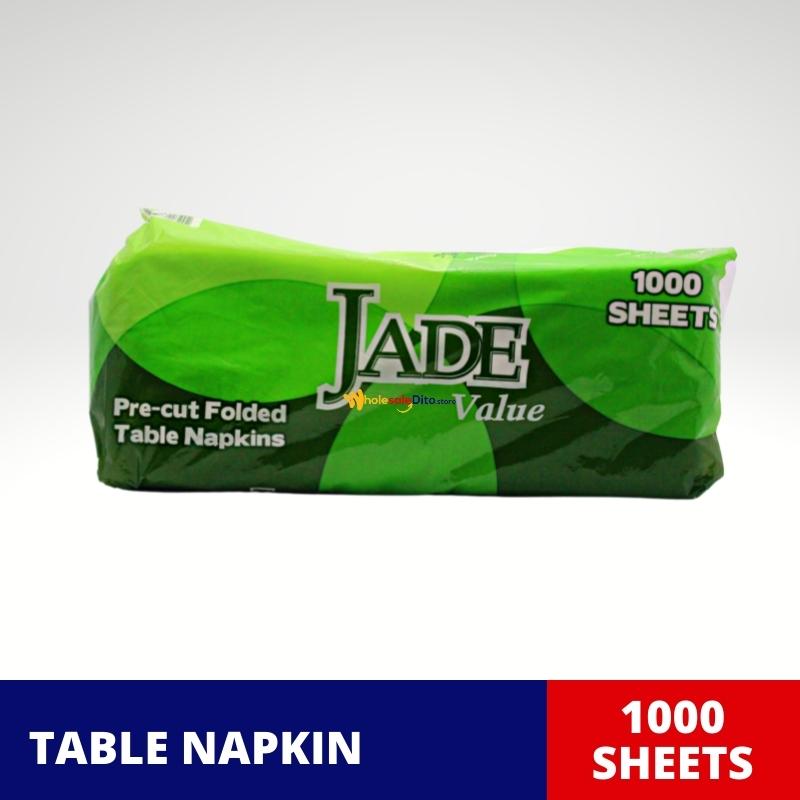 1000 Sheets Jade Pre Cut Folded Table Napkin