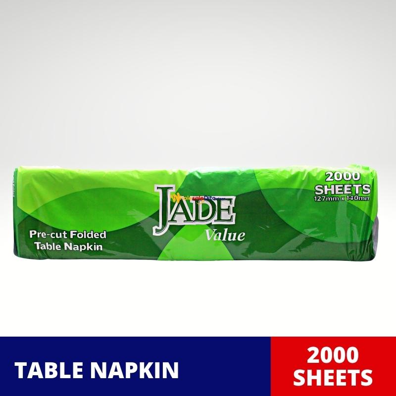 2000 Sheets Jade Pre Cut Folded Table Napkin