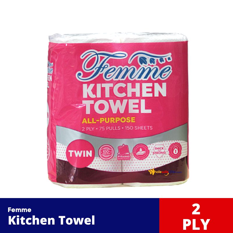 Femme All Purpose Twin Kitchen Towel