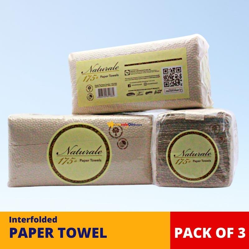 Pack Of 3 Naturale Paper Towel