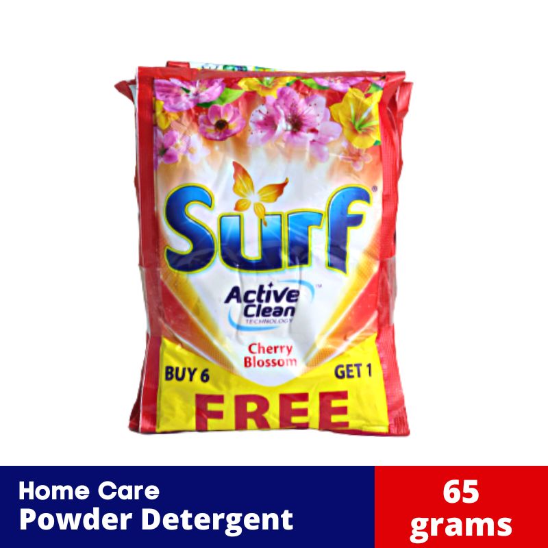Surf Powder Detergent Cherry Blossom 6+1 Free 65g