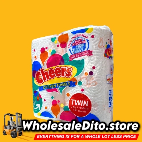 Buy Cheers Regular Kitchen Towel 2 Ply Twin Pack at Wholesale Price