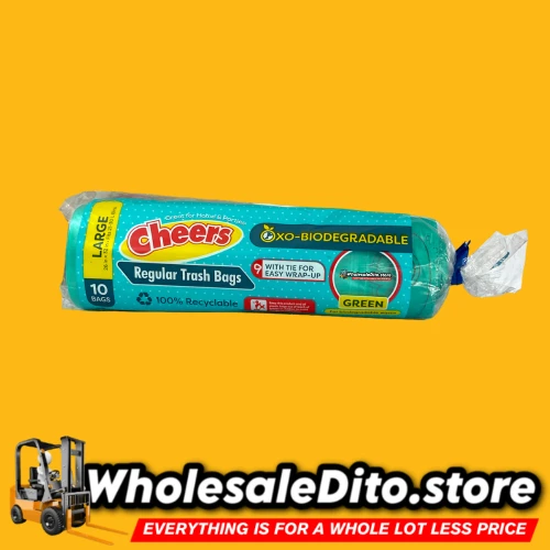 Buy Cheers Regular Trash Bag Green Medium at Wholesale Price