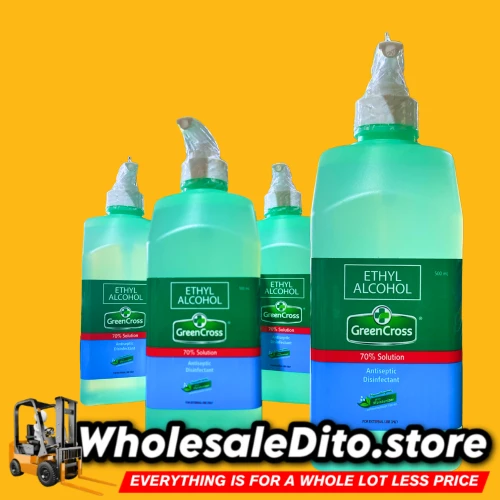 Buy Green Cross Ethyl Alcohol 70% with Moisturizer 500mL Pump at Wholesale Price