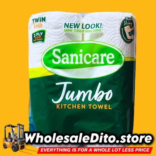 Buy Sanicare Jumbo Kitchen Towel Twin Pack 2 Ply at Wholesale Price