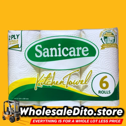 Buy Sanicare Kitchen Towel 2 Ply 6 Rolls at Wholesale Price