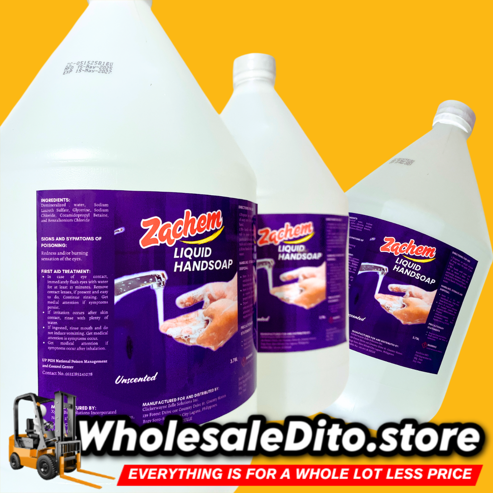 Zachem Liquid Handsoap Unscented 1 Gallon - Hand Soap