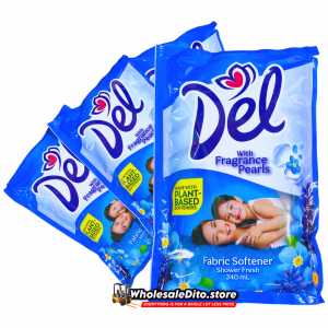 Del Fabric Softener Shower Fresh Blue 240mL Product Specification