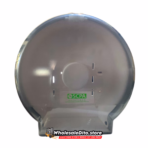 SCPA Jumbo Roll Tissue Dispenser Clear Black Product Specification