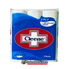 Cleene Bathroom Tissue Silky Soft 2ply 9 Rolls