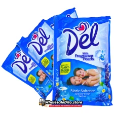 Del Fabric Softener Shower Fresh Blue 240mL Wholesale