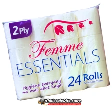 Femme Essentials Bathroom Tissue 24 Rolls 2 Ply