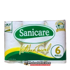 Sanicare Kitchen Towel 2 Ply 6 Rolls Wholesale