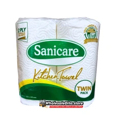 Sanicare Regular Kitchen Towel Twin Pack 2 Ply