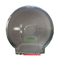 SCPA Jumbo Roll Tissue Dispenser Clear Black Wholesale