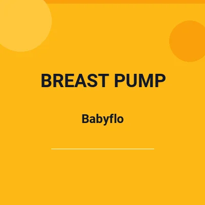 Babyflo Breast Pump Plastic 