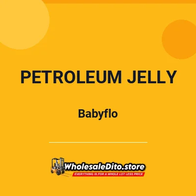 Babyflo Petroleum Jelly Unscented 50g - Babyflo wholesale product