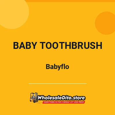 Babyflo Silicone Toothbrush with Carry Case