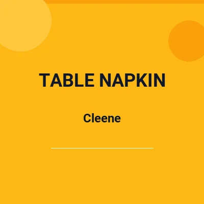 Cleene Folded Table Napkin 40 sheets