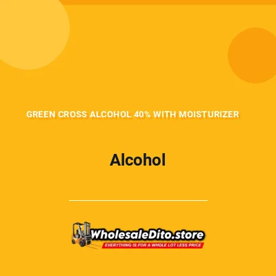 Green Cross Alcohol 40% With Moisturizer 500ml - Green Cross wholesale product