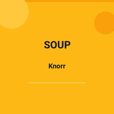 Knorr Soup Chicken Noodle 63g