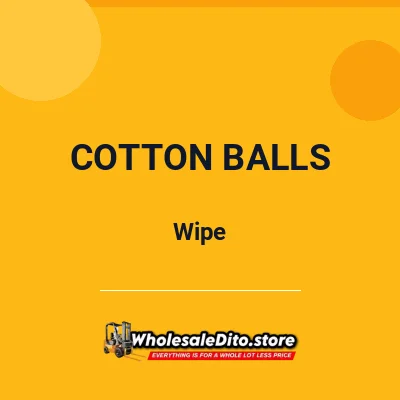 Wipe Cotton Balls 25s