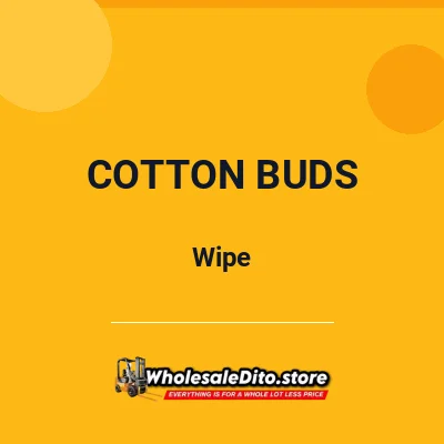 Wipe Cotton Buds Plastic 108 tips - Wipe wholesale product