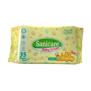 Sanicare Playtime Baby Wipes 35 Sheets