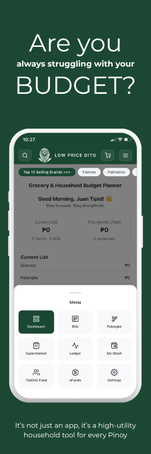 High-Utility Household Bills and Grocery Budget Planner Tool for every Pinoy