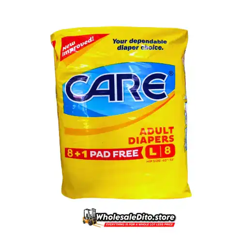 Care Adult Diapers Large 8 Pads