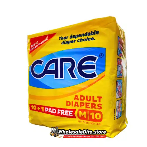 Care Adult Diapers Medium 10 Pads
