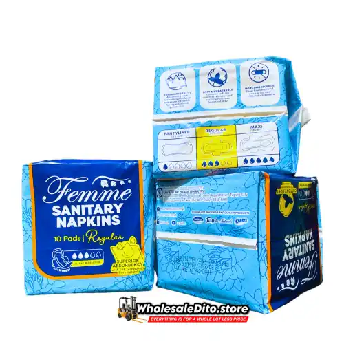 Femme Sanitary Napkin With Wings Regular