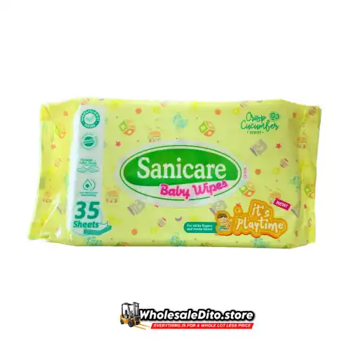 Sanicare Playtime Baby Wipes 35 Sheets