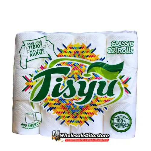 Tisyu Classic Bathroom Tissue 12 Rolls 2 Ply